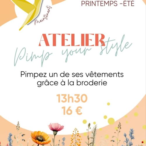 L'Art de Vivre Maintenant | Atelier broderie pour pimper ses vêtements - Avec Léa