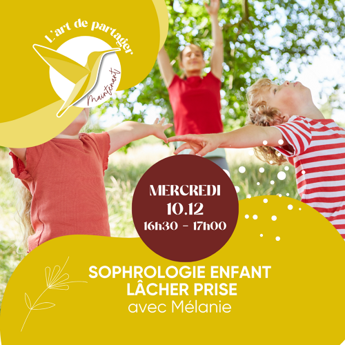 Événement Atelier Sophrologie enfant  - avec Mélanie