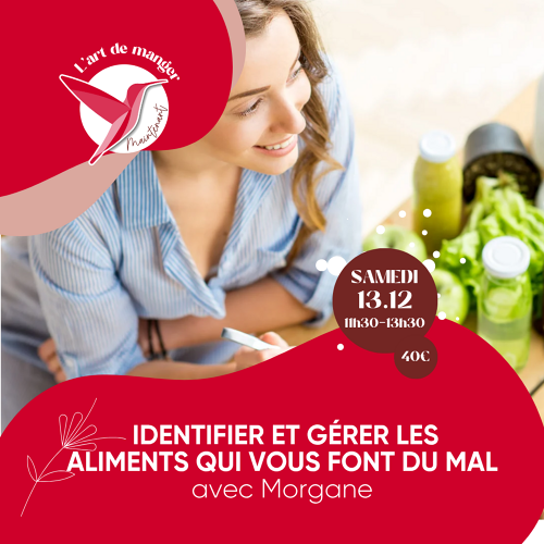 Événement Atelier Alimentation Simple et Saine - Par Morgane Lacombe