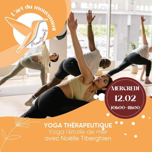 Événement Yoga thérapeutique - Yoga de l'étoile de mer- Par Noelle Tiberghien 