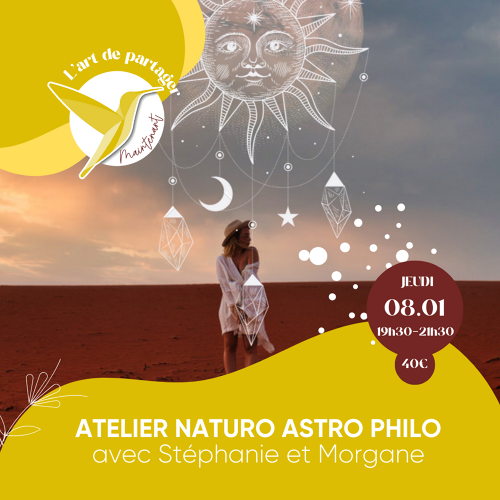 Événement ATELIER Naturo Astro Philo- Avec Stéphanie et Morgane