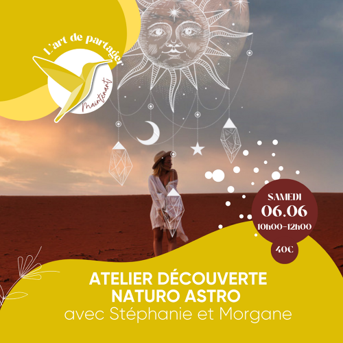 Événement ATELIER DÉCOUVERTE NATURO ASTRO - Stéphanie et Morgane