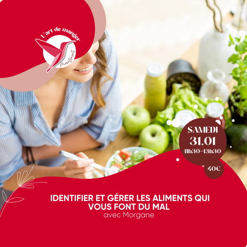 Événement Atelier Alimentation Simple et Saine - Par Morgane Lacombe