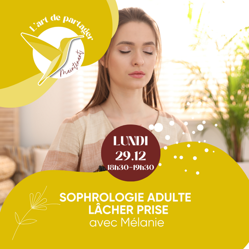 Événement Atelier Sophrologie adulte  - Lâcher prise - avec Mélanie