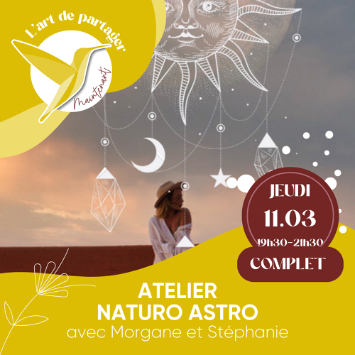 Événement Atelier Naturo Astro - Par Morgane et Stéphanie