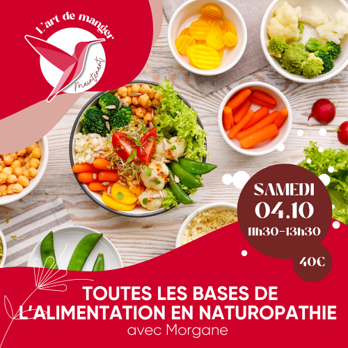 L'Art de Vivre Maintenant | Atelier Alimentation Simple et Saine - Par Morgane Lacombe