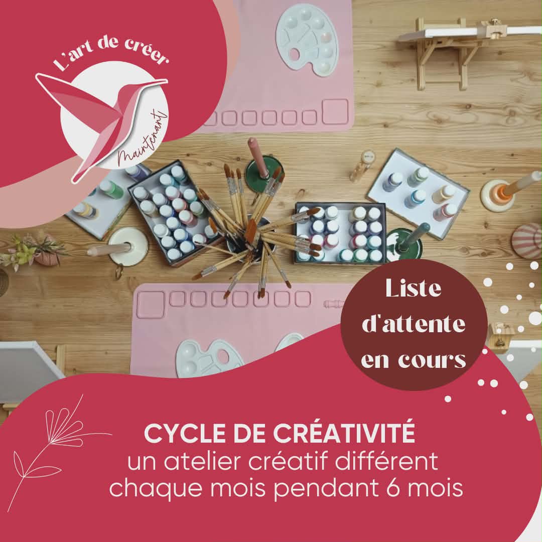 Événement Renouer avec sa créativité - Cycle de 6 mois