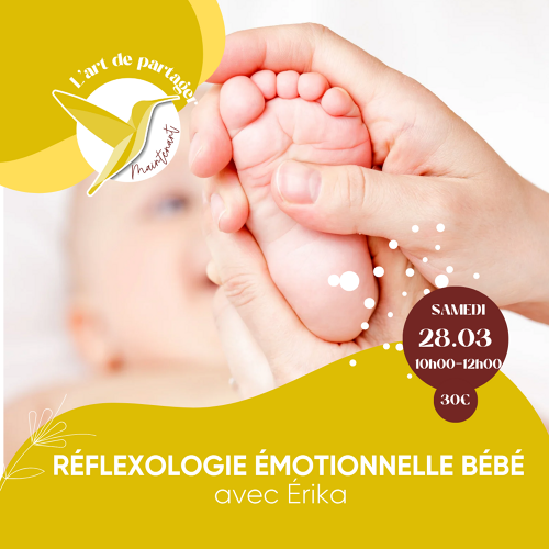 Événement Atelier Réflexologie bébé- Par Erika Tailhades
