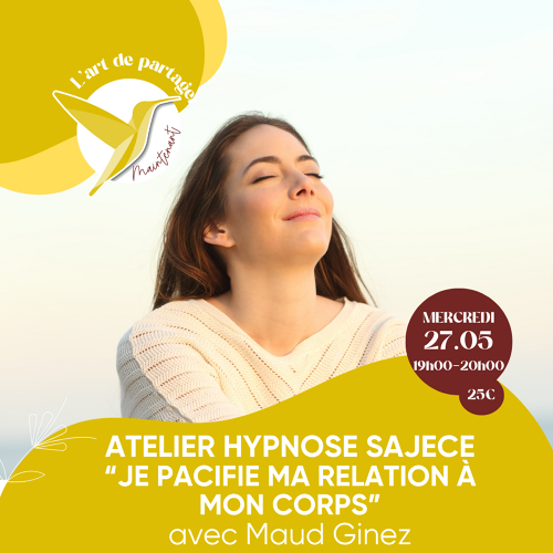 Événement Atelier collectif Hypnose SAJECE - Avec Maud 