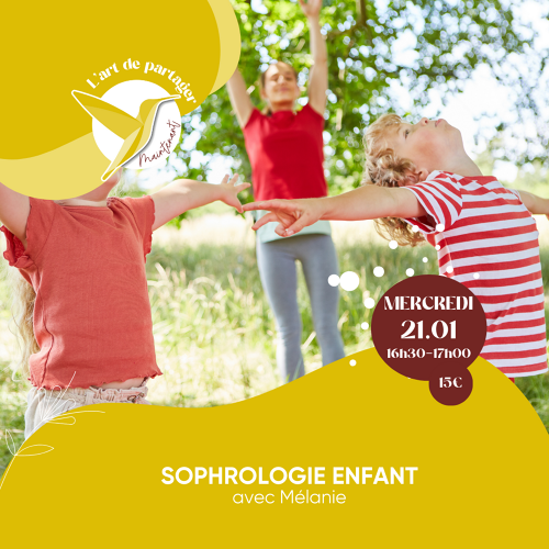 Événement Atelier Sophrologie enfant  - avec Mélanie