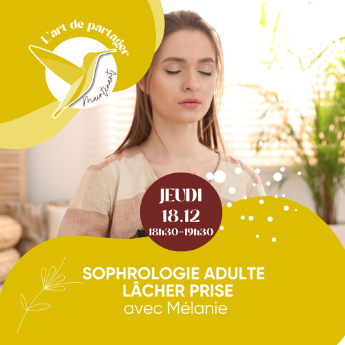 Événement Atelier Sophrologie adulte  - Lâcher prise - avec Mélanie