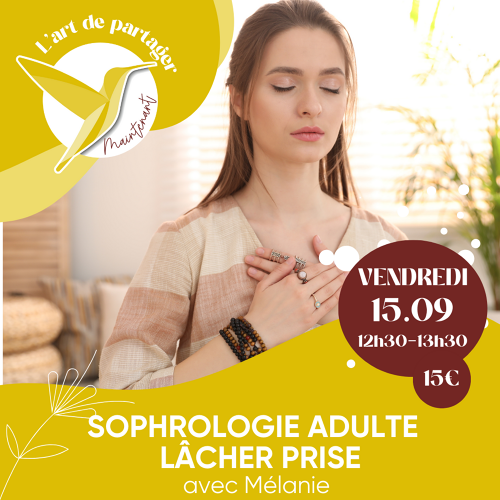 Événement Atelier Sophrologie adulte  - Lâcher prise - avec Mélanie
