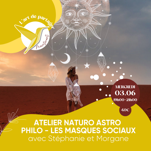 Événement ATELIER Naturo Astro Philo- Avec Stéphanie et Morgane