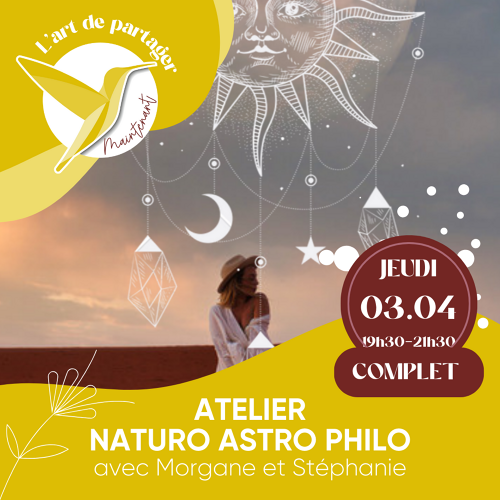 Événement Atelier Naturo Astro Philo - Par Morgane et Stéphanie