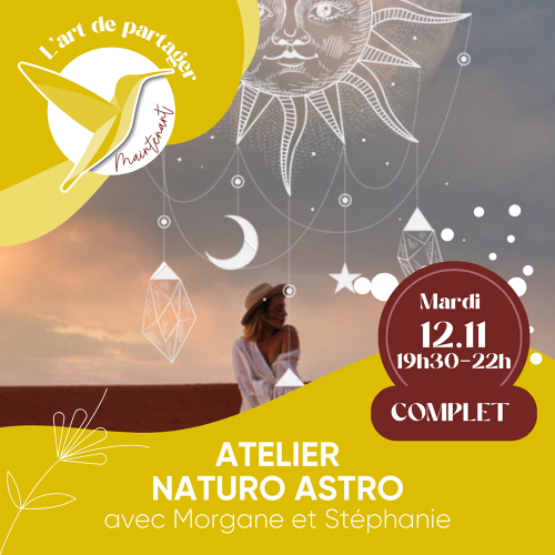 Événement Atelier Naturo Astro - Par Morgane et Stéphanie